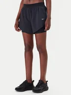 Spodnie sportowe damskie - Reebok Szorty sportowe Running 100075412 Czarny Regular Fit - miniaturka - grafika 1