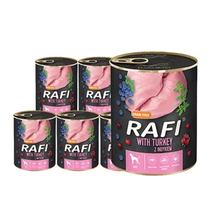 Dolina Noteci Rafi z indykiem 6x800g 42525-uniw - Mokra karma dla psów - miniaturka - grafika 1