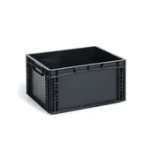 Pojemniki przemysłowe - Pojemnik EURO ESD (antystatyczny) 400 x 300 x 220 mm - miniaturka - grafika 1