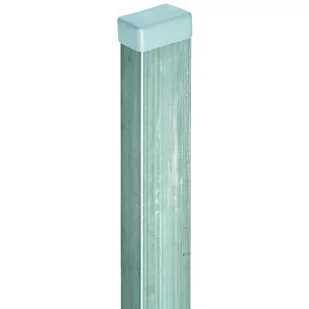 Słup gładki 6 x 4 x 200 cm ocynk - Akcesoria do ogrodzeń - miniaturka - grafika 1