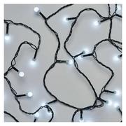 Oświetlenie świąteczne - Lampki choinkowe 100 LED cherry 5m zimna biel, zielony przewód, IP20 - miniaturka - grafika 1