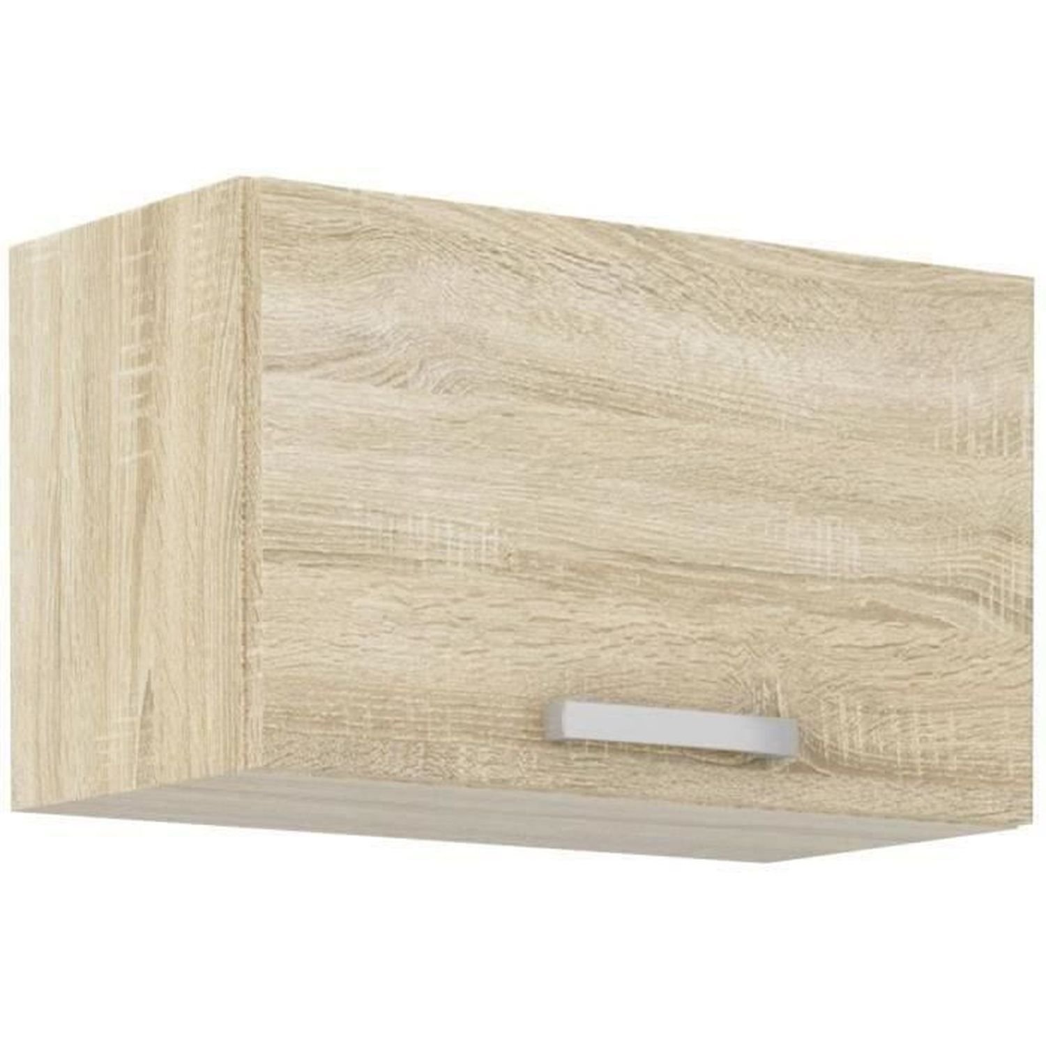 Maskownica z drzwiami uchylnymi - dąb sonoma - 60 x 31,6 x 36 cm - LASSEN