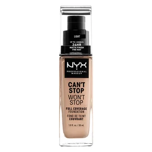 NYX Cant Stop Wont Stop Foundation-LIGHT - Podkłady do twarzy - miniaturka - grafika 2
