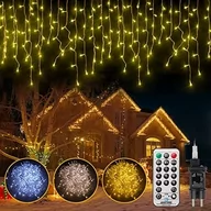 Oświetlenie świąteczne - Łańcuch Świetlny Led Do Użytku Wewnątrz I Na Zewnątrz, 528 Diod Led, 15 M, 11 Trybów Pracy, Ip44, Drut Miedziany, Na Imprezę, Wesele, Do Ogrodu, Na .. - miniaturka - grafika 1