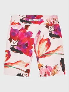 Guess Szorty sportowe J3RD16 MC03W Kolorowy Slim Fit - Spodenki damskie - miniaturka - grafika 1