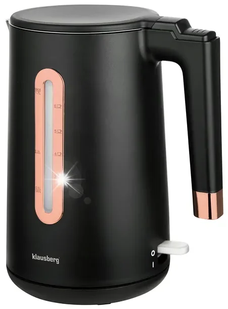 Czajnik elektryczny bezprzewodowy 1.7L czarny KLAUSBERG KB-7889