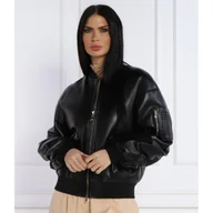 Kurtki damskie - Patrizia Pepe Kurtka bomber | Regular Fit - miniaturka - grafika 1