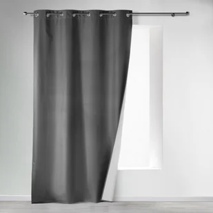 Antracytowa zasłona termiczna 140x260 cm Icemount – douceur d'intérieur - Zasłony - miniaturka - grafika 1
