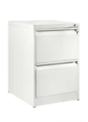 Szafki biurowe - Szafka pod biurko, kontenerek, 2 szuflady, 47x60x72 cm, biały - miniaturka - grafika 1
