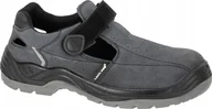 Sandały męskie - SANDAŁY ZAMSZOWE SZARO-CZARNE, S1 FO SR,"42", CE, LAHTI - miniaturka - grafika 1