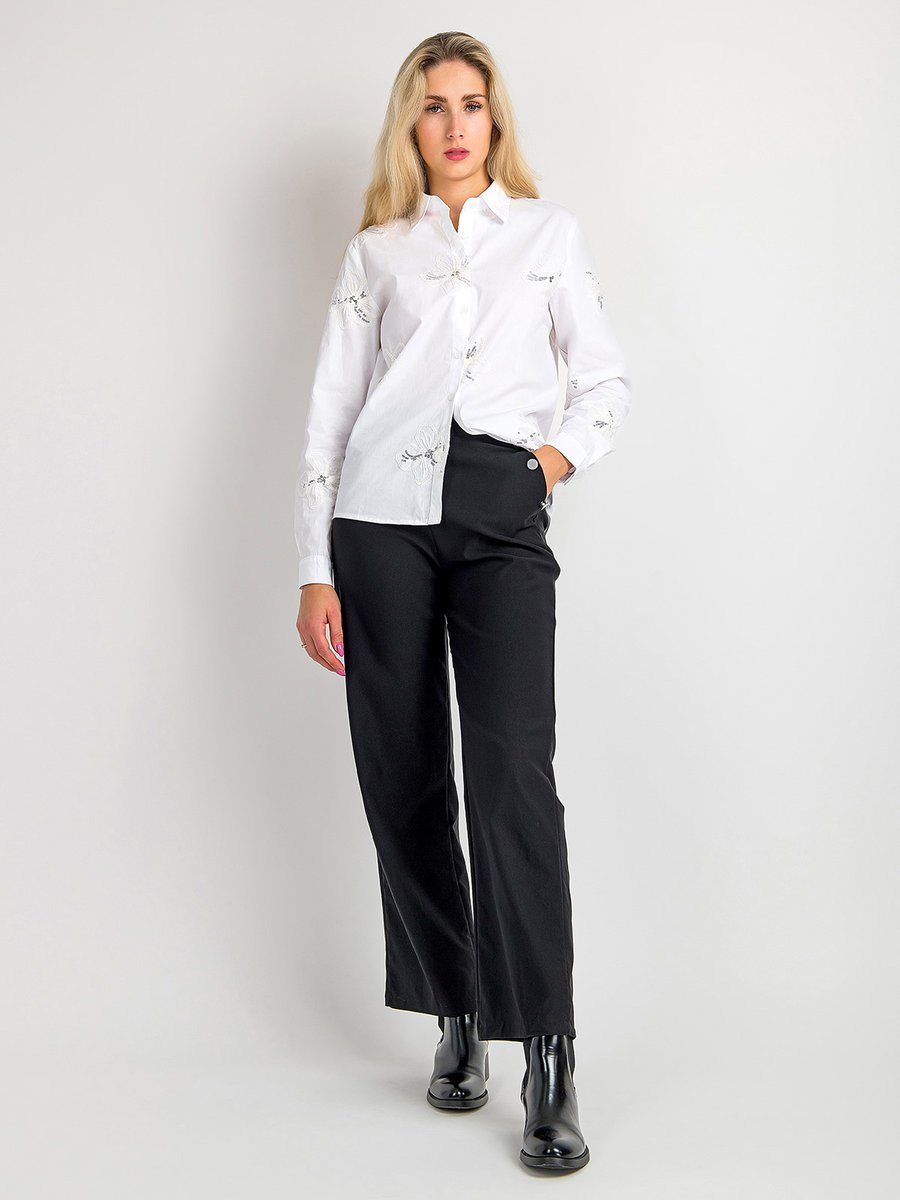 Koszula bawełniana biały L