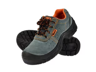 BUTY ROBOCZE OCHRONNE SKÓRZANE ZAMSZOWE GEKO G90520 ROZMIAR 40 - Obuwie robocze - miniaturka - grafika 1