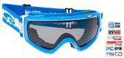 Gogle narciarskie - Gogle Narciarskie Goggle H842-4 Niebieski/Biały - miniaturka - grafika 1