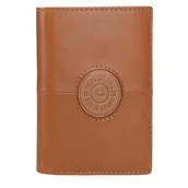 Portfele - Pepe Jeans Cracker Pionowy Portfel z Portfelem Beżowy 8,5x11,5x1 cm Skóra by Joumma Bags, beż, Talla única, Pionowy portfel z portfelem - miniaturka - grafika 1