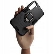 Etui i futerały do telefonów - Bizon Etui Case Armor Ring do Samsung Galaxy S23 Plus czarne - miniaturka - grafika 1