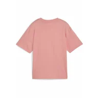 Odzież sportowa dziecięca - Młodzieżowa koszulka Essentials Boxy PUMA Pink Fruit - miniaturka - grafika 1