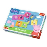 Gry planszowe - Trefl Domino Świnka Peppa 01216 - miniaturka - grafika 1