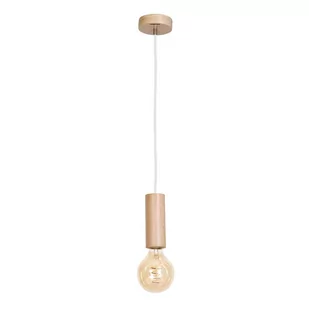 Milagro Lampy Lampa wisząca BOSCO 611 Naturalne drewno 1xE27 40W 611 - Lampy sufitowe - miniaturka - grafika 1