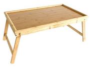 Akcesoria dla osób starszych i niepełnosprawnych - Drewniany stolik śniadaniowy do łóżka - miniaturka - grafika 1