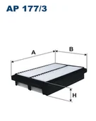 Filtry powietrza - Filtron AP 177/3 FILTR POWIETRZA - miniaturka - grafika 1