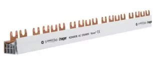 Hager Insulated busbar 4p 63a fork 10mm2 57m KDN463B - Inne akcesoria elektryczne - miniaturka - grafika 2
