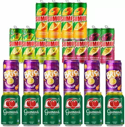 Mix napojów gazowanych: Sumol, Brisa, Guarana Antarctica- 24 PUSZKI 24x0,33l - Soki i napoje niegazowane - miniaturka - grafika 1