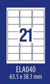 Papier do drukarek - Avery Zweckform ETYK.ZF ECONOMY 63,5X38,1MM 040 100ARK ETYKIETA E100 ELA040 - ELA040 ELA040 - miniaturka - grafika 1