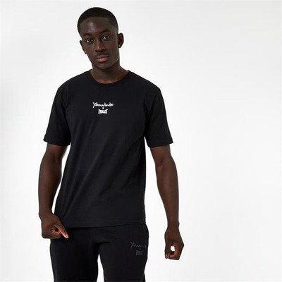 Everlast x Yiannimize czarna koszulka męska, Rozmiar XL