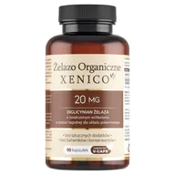 Witaminy i minerały - Xenico, Żelazo Organiczne, Suplement diety, 90 kapsułek - miniaturka - grafika 1