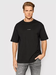 Koszulki męskie - Selected Homme T-Shirt Loosehankie 16085887 Czarny Regular Fit - grafika 1