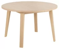 Stoły - Stół okrągły A-Line 120 cm dąb bielony - miniaturka - grafika 1