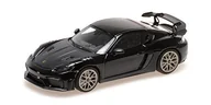 Samochody i pojazdy dla dzieci - Minichamps Porsche Cayman Gt4 Rs - 2021 - Black W/ Neodyme Wheels - miniaturka - grafika 1