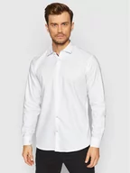 Koszule męskie - Selected Homme Koszula New Mark 16058640 Biały Slim Fit - miniaturka - grafika 1