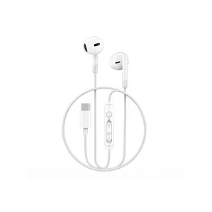 WiWU - Słuchawki stereo na kablu EB314 USB C (DAC) - białe - Słuchawki - miniaturka - grafika 1