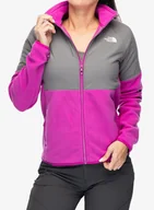 Bluzy sportowe damskie - Bluza rozpinana damska The North Face Glacier Heavyweight Full Zip Jacket - deep mulberry/smoked pearl - miniaturka - grafika 1