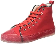 Trampki damskie - Love Moschino Collezione Autunno Inverno 2021, trampki damskie, Czerwona, 40 EU - miniaturka - grafika 1