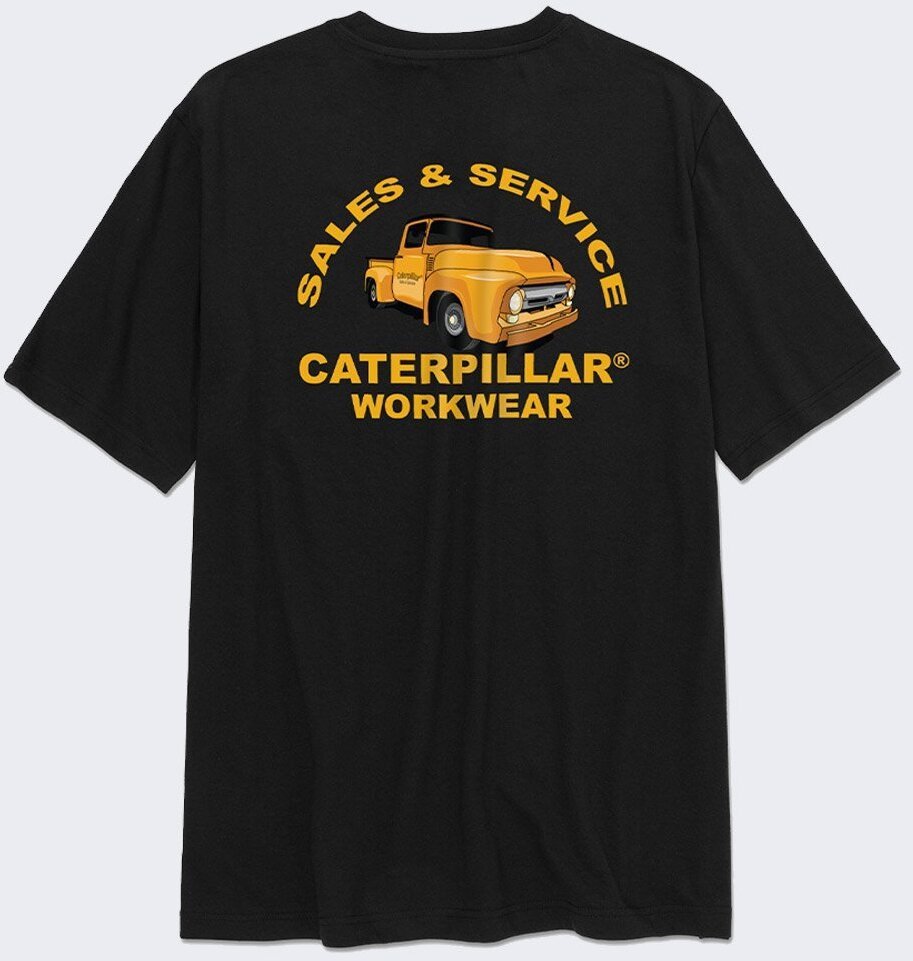 Book Sales Inc Koszulka Caterpillar Sales Service BLACK