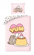 Pościel dla dzieci - Pościel bawełniana kot kotek Pusheen łakocie r. 140x200 - miniaturka - grafika 1
