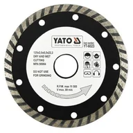 Tarcze do pił - Yato tarcza tnąca TURBO 125mm - 6023 (YT-6023) - miniaturka - grafika 1