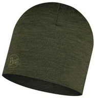 Czapki i chusty sportowe damskie - BUFF Czapka Buff MERINO LIGHTWEIGHT BEANIE SOLID BARK - miniaturka - grafika 1