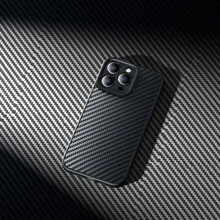 Pancerne etui iPhone 14 Pro Max kompatybilne z MagSafe szkło hartowane Baseus Synthetic Fiber - czarne - Etui i futerały do telefonów - miniaturka - grafika 11