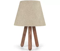 Lampy stojące - Lampa stołowa AYD 1xE27/60W/230V beżowa/brązowa - miniaturka - grafika 1