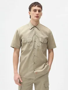 camicie uomo dickies work shirt dk0a4xk7 khk khaki - Koszule męskie - miniaturka - grafika 1