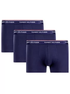 Majtki męskie - Tommy Hilfiger Komplet 3 par bokserek 3P Trunk 1U87903842 Granatowy - grafika 1