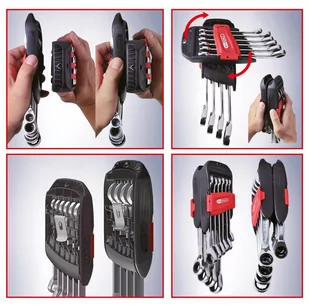 KS Tools 503.4850 10 do gier, 811 CIK głowy zapadkowy wyginania zapięcie Gear Plus - Klucze i nasadki - miniaturka - grafika 1