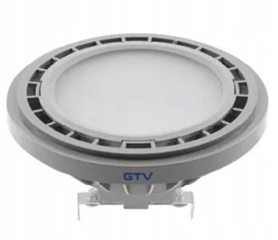 Żarówka Led AR-111 G53 12,5W DC12V barwa ciepła 3000K 120° szara obudowa - Żarówki LED - miniaturka - grafika 1