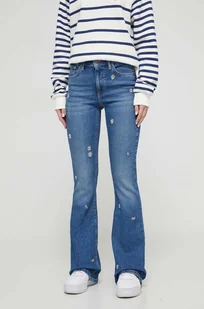 Desigual jeansy damskie high waist - Spodnie damskie - miniaturka - grafika 1