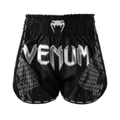 Spodnie sportowe męskie - Venum Nexus Spodenki Muay Thai Shorts Black/Silver - miniaturka - grafika 1