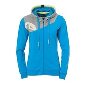 Kurtki męskie - Kempa Core 2.0 męska kurtka z kapturem, niebieska/ciemnoszary melan, XXL - miniaturka - grafika 1