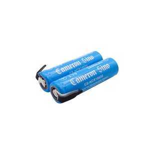 Ogniwa NCR18650 3400mAh 12.58Wh Li-Ion bez zab z blaszkami po przeciwnych stronach zestaw 2 szt (Cameron Sino) - Ładowarki i akumulatory - miniaturka - grafika 1